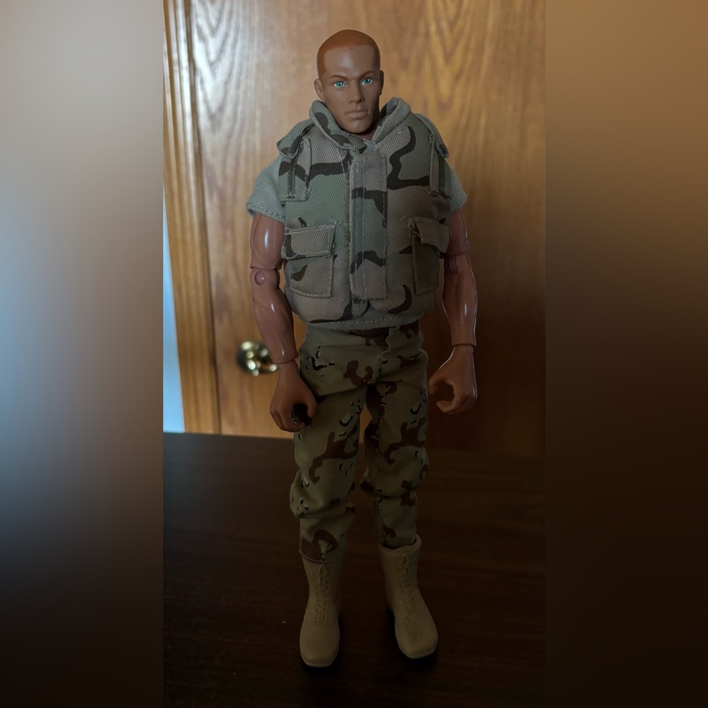 Hasbro 1996 GI Joe “tan camo” doll
